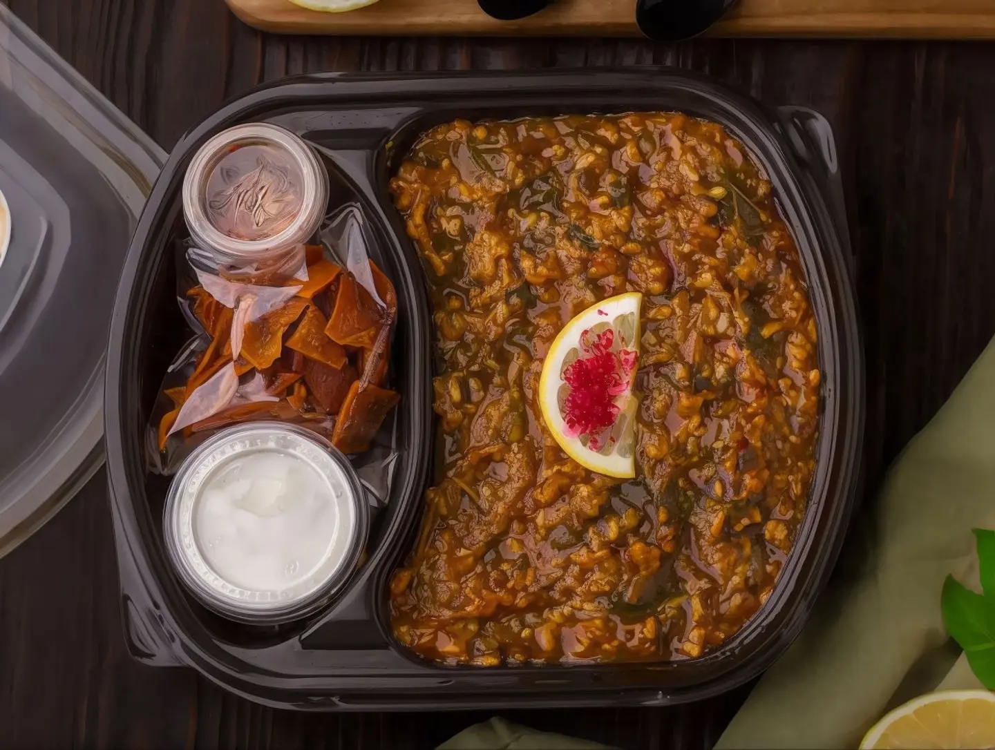 Grape Leaf Fatteh