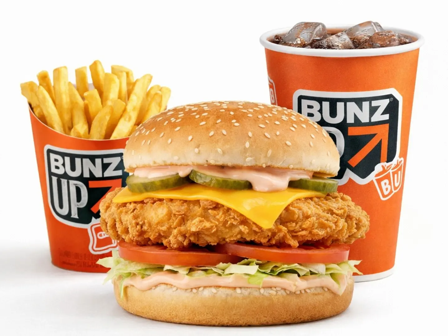 وجبة برجر كريسبي دجاج