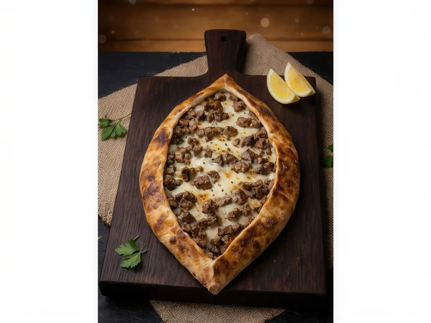 فطيرة اوصال لحم