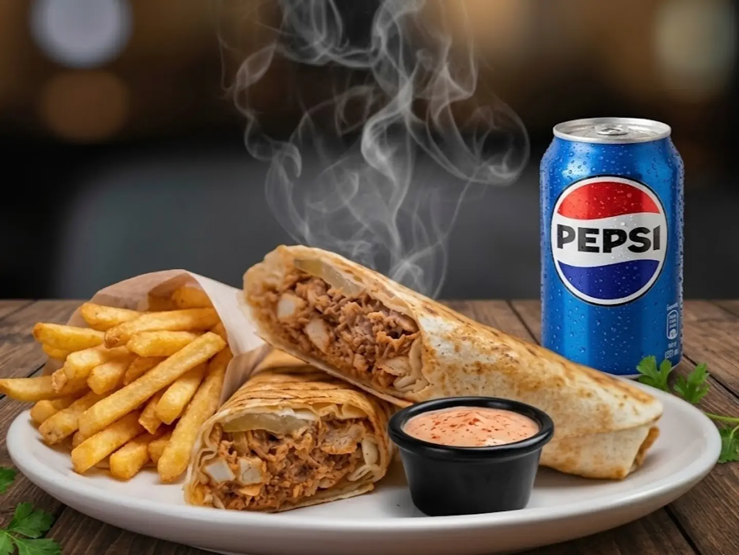 كومبو شاورما جون الكلاسيكي