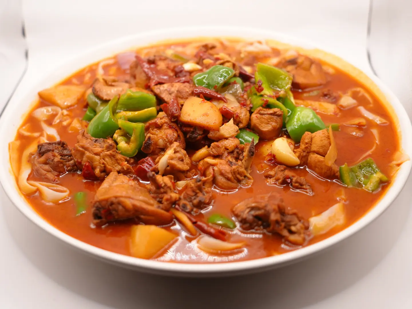 طبق دجاج كبير