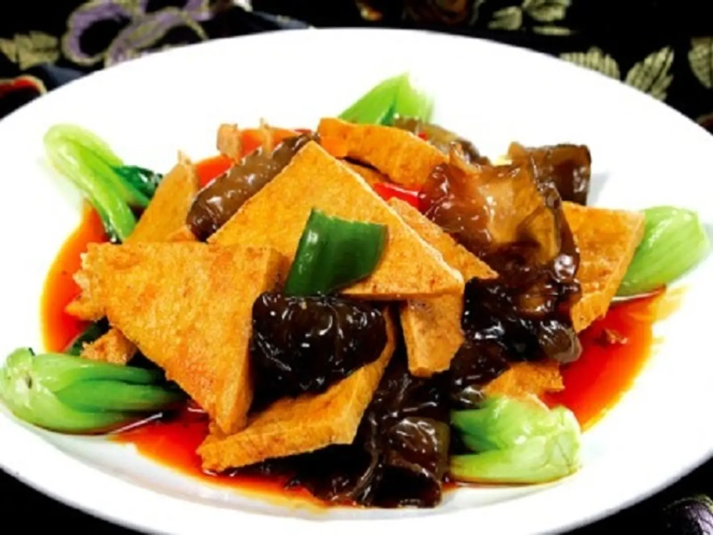 توفو مقلي بالفلفل