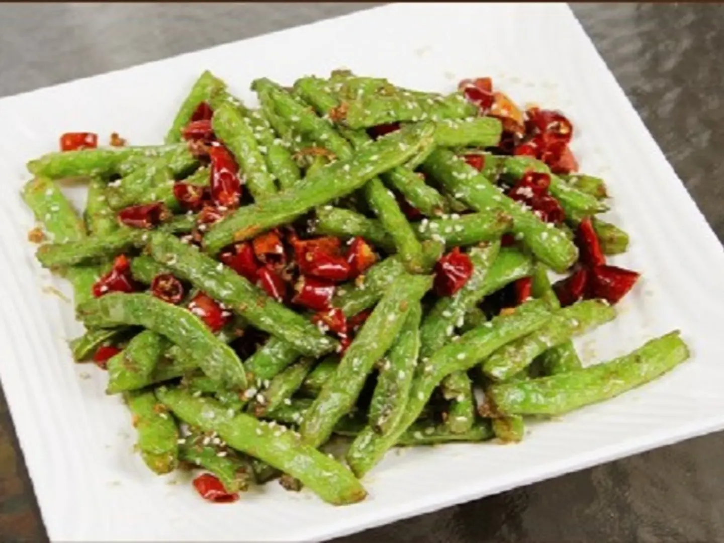 فاصوليا خضراء مقلية