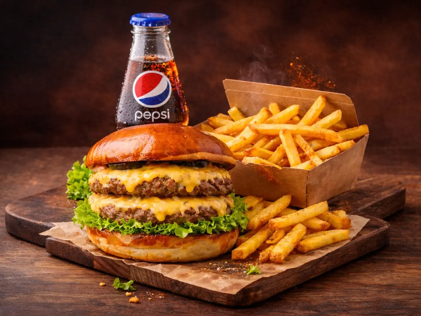 Nomad Double Burger Meal