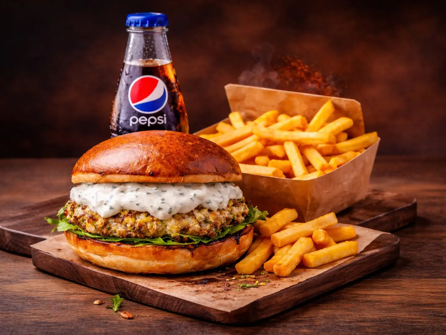 Nomad Truffle Burger Meal