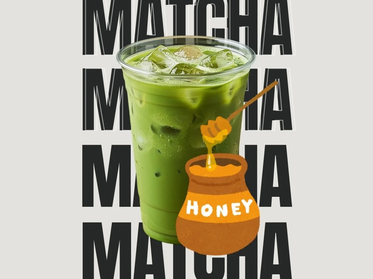 Matcha With Honey