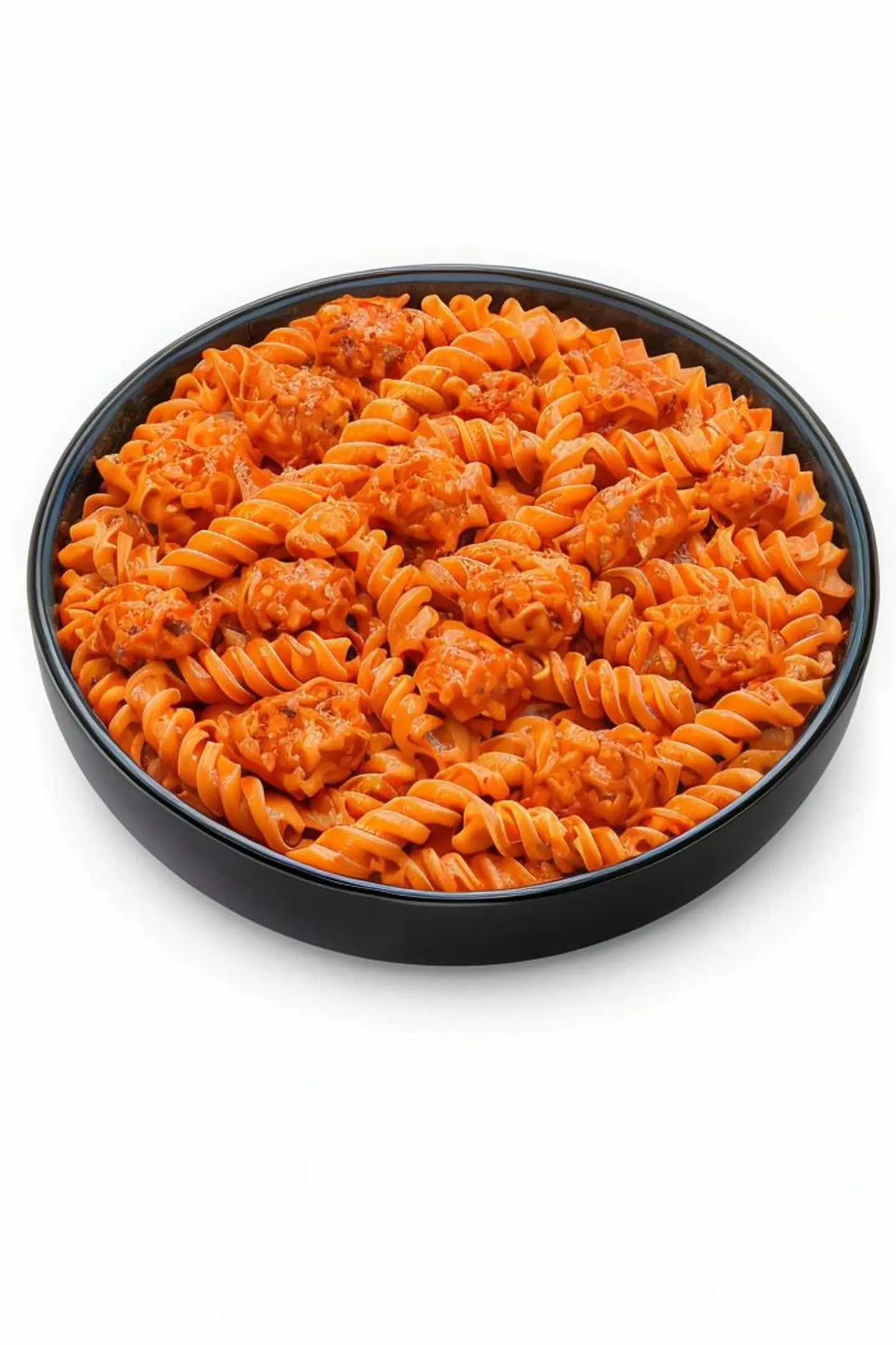 Spiral Pasta With Red Sauce