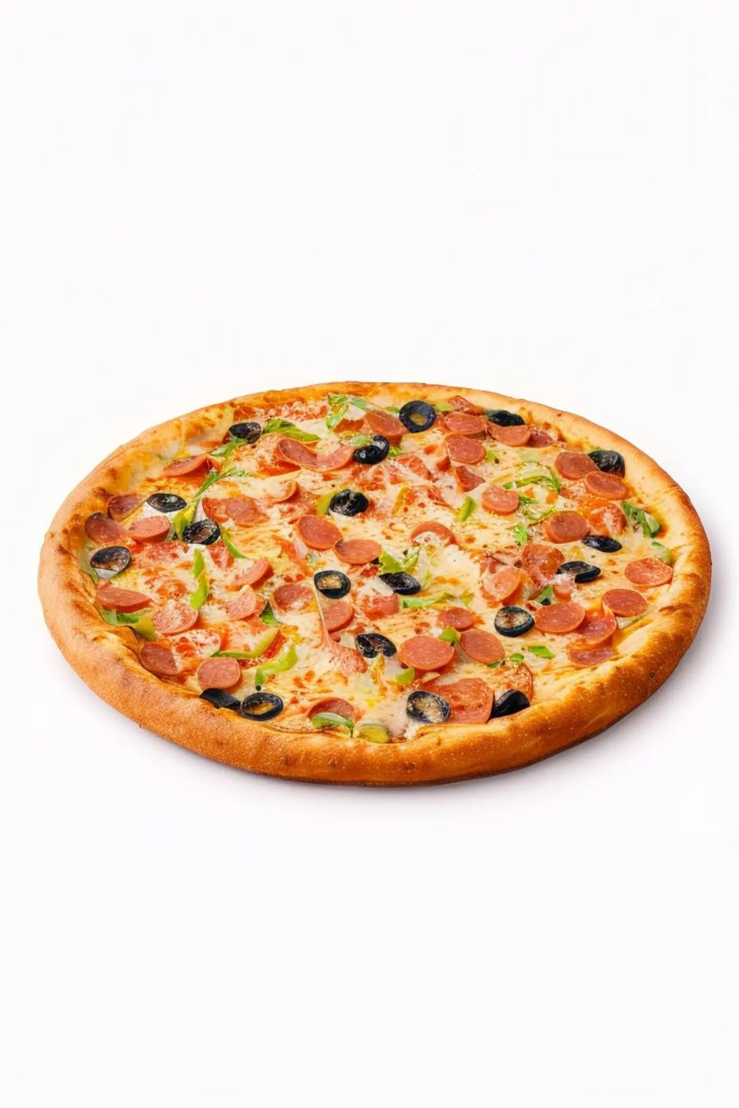 Pepperoni And Sausage Pizza