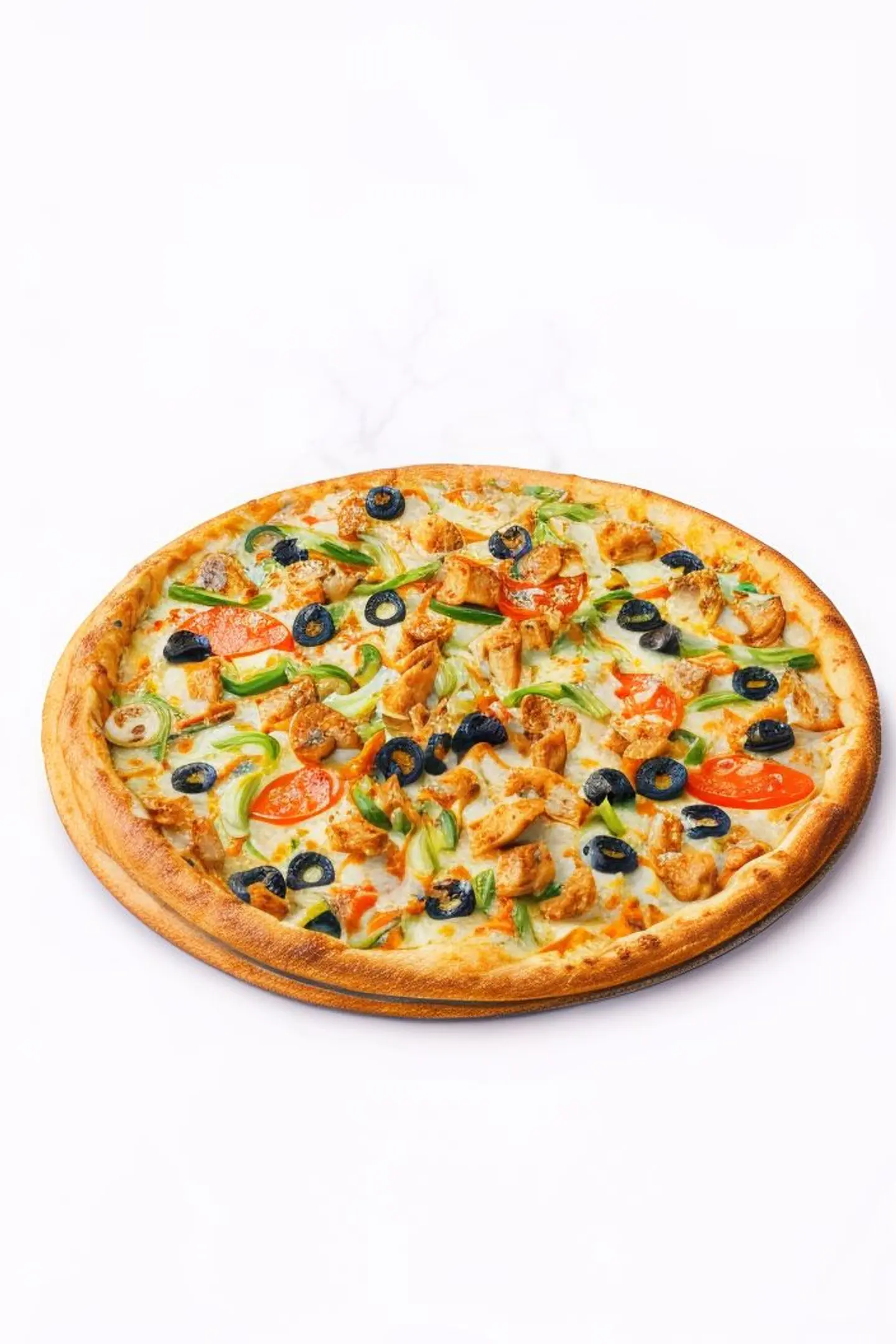 Chicken And Vegetable Pizza