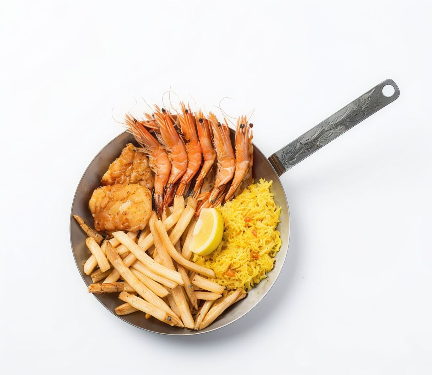 Prawns And Fish