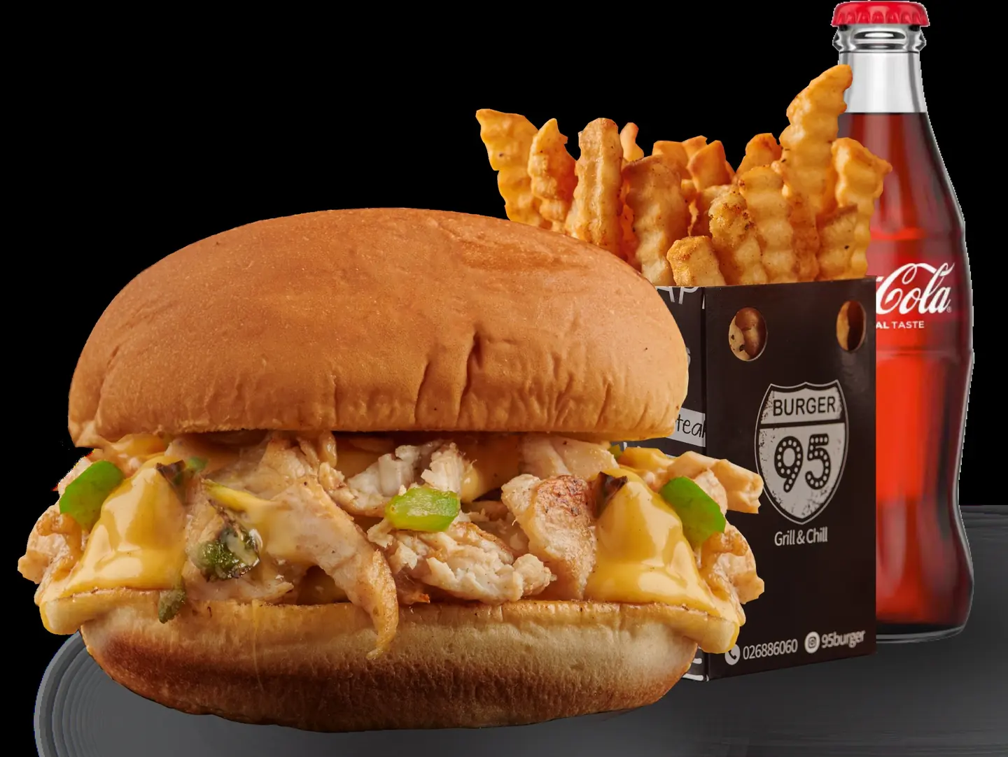 ستيك برجر دجاج