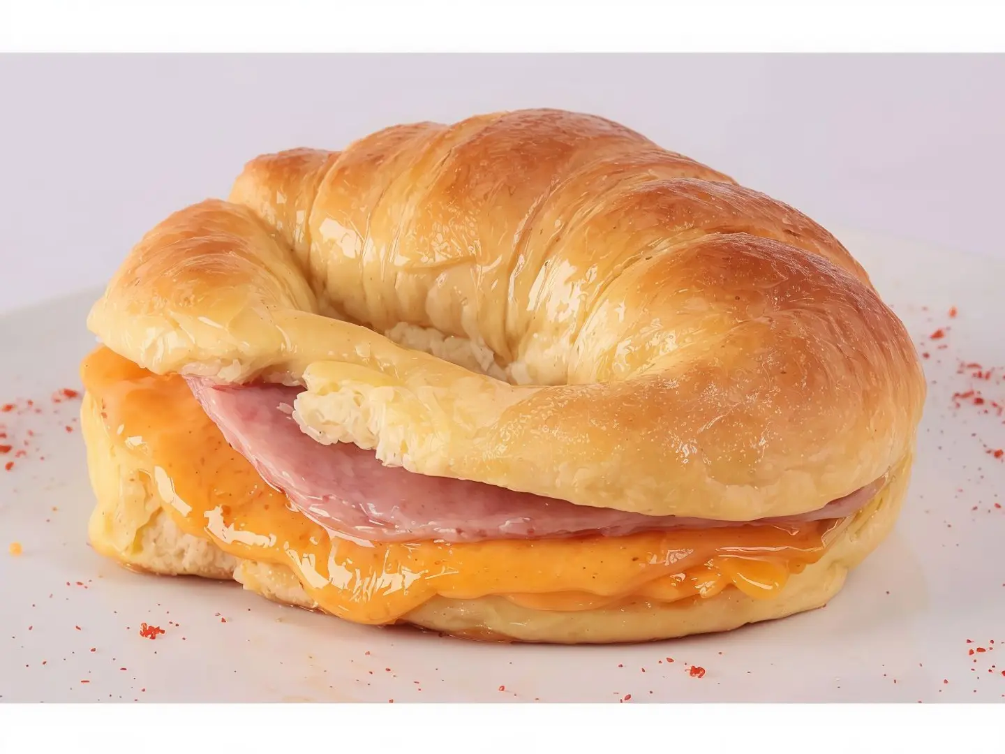 Cheese And Salami Croissant