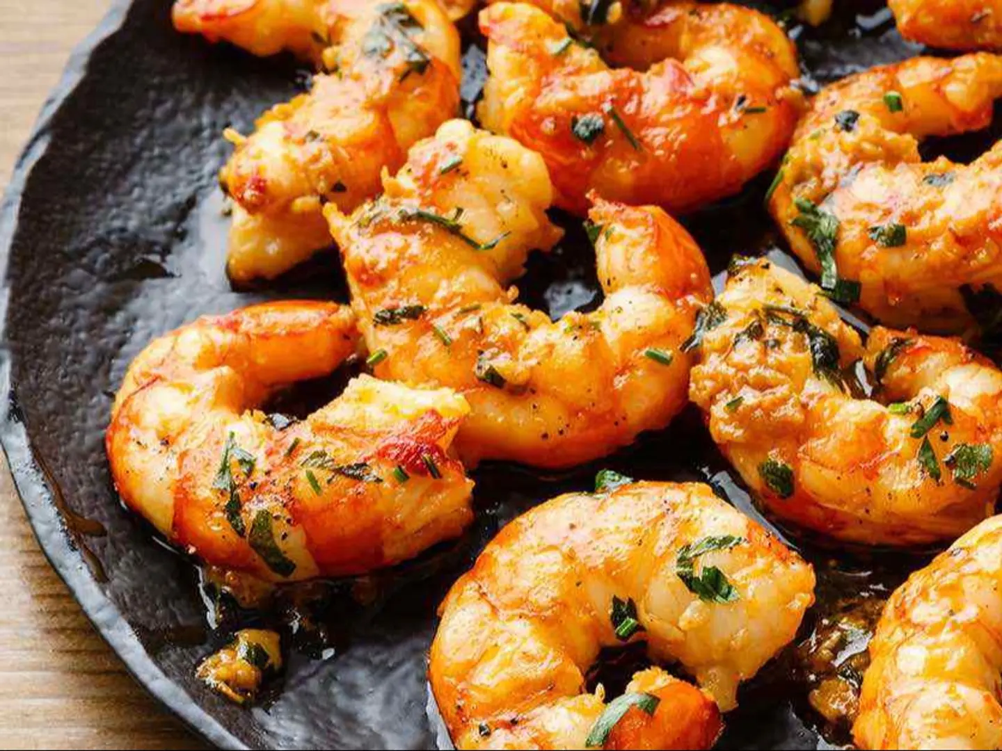 Shrimp With Crab Sauce And Herbs