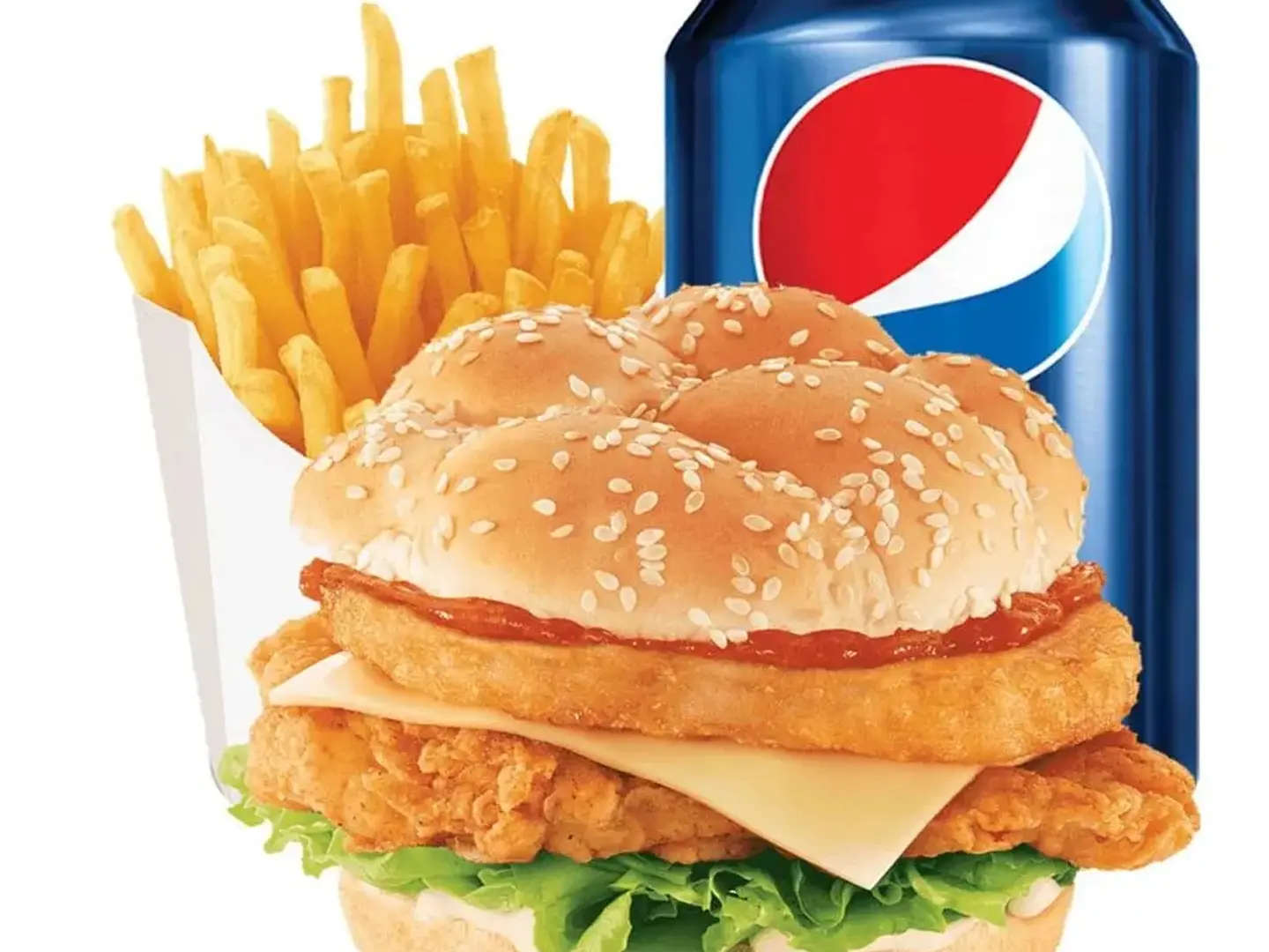 Chicken Burger Double Meal