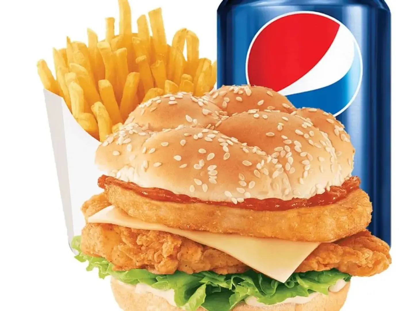 Chicken Burger Double Meal