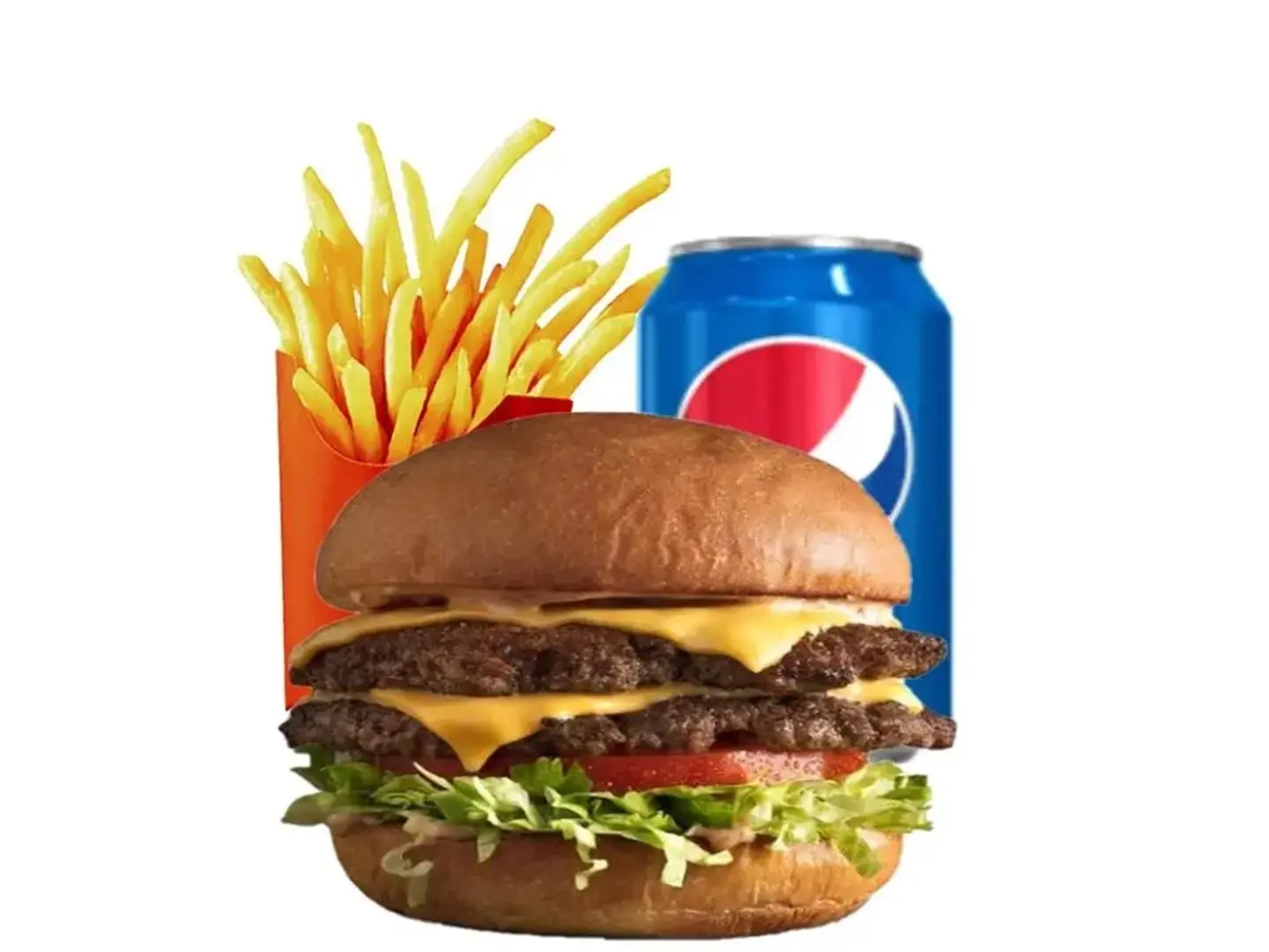 Beef Burger Double Meal