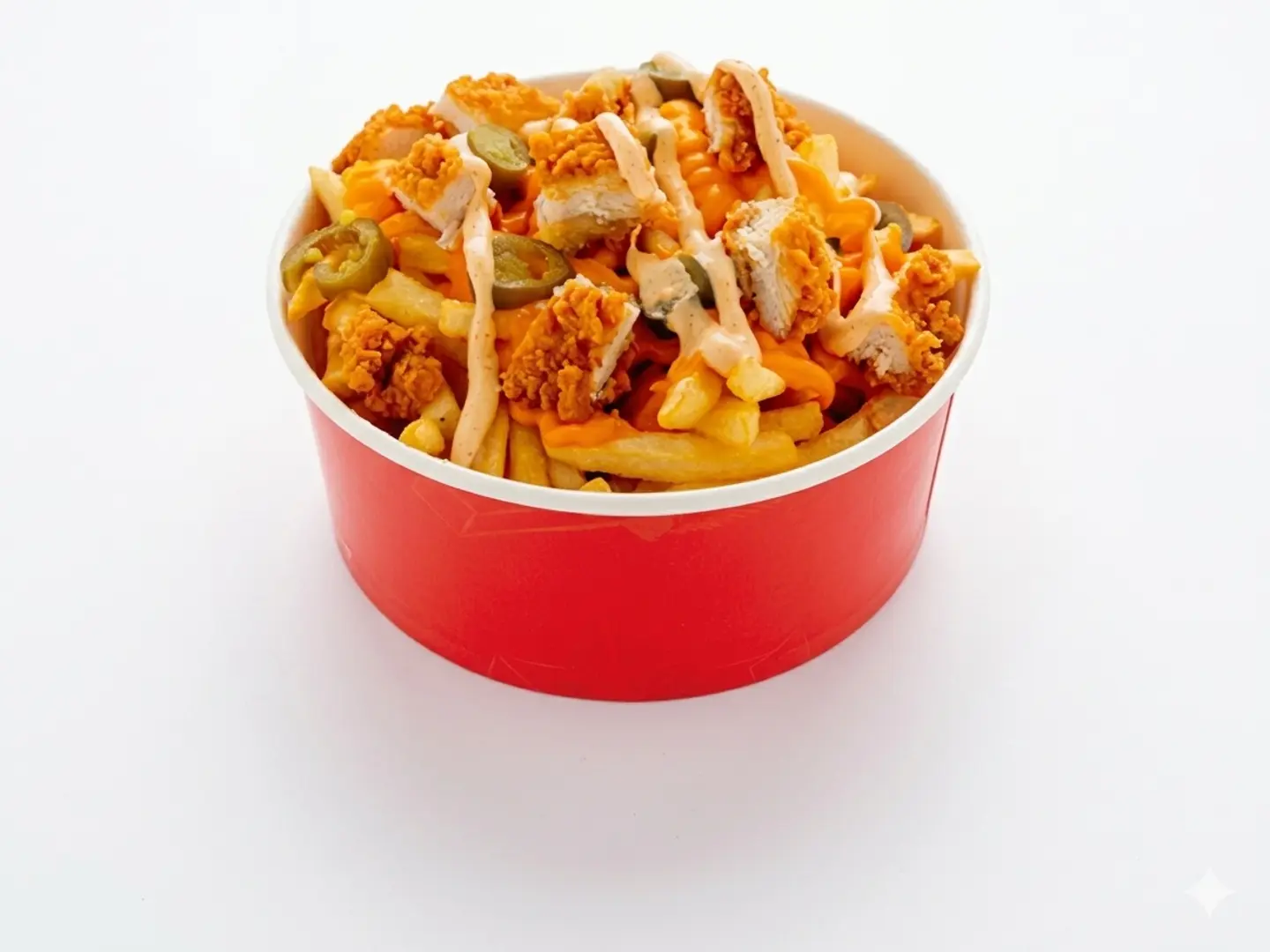 بطاطس الدجاج المحملة