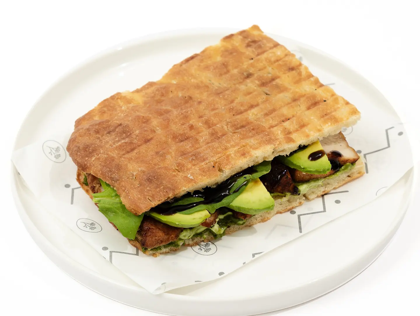 Chicken Pesto Avocado Sandwich