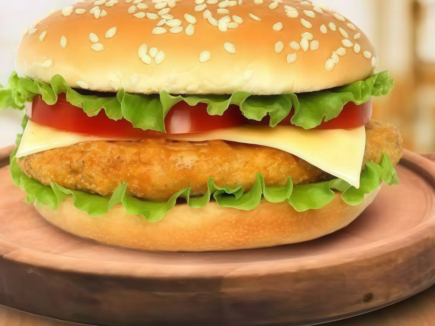 Cheese Chicken Burger