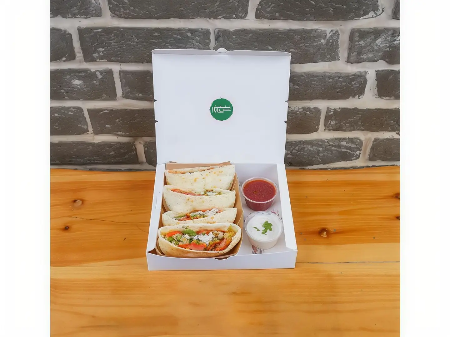 Falafel Box 4 Arabic Falafel Sandwiches