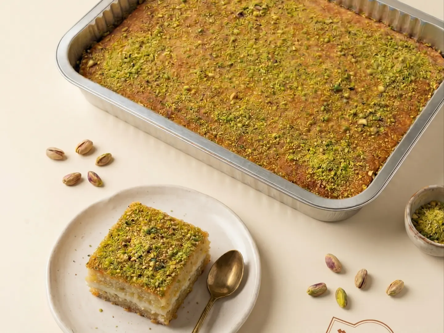 بسبوسة بالقشطة - كبير