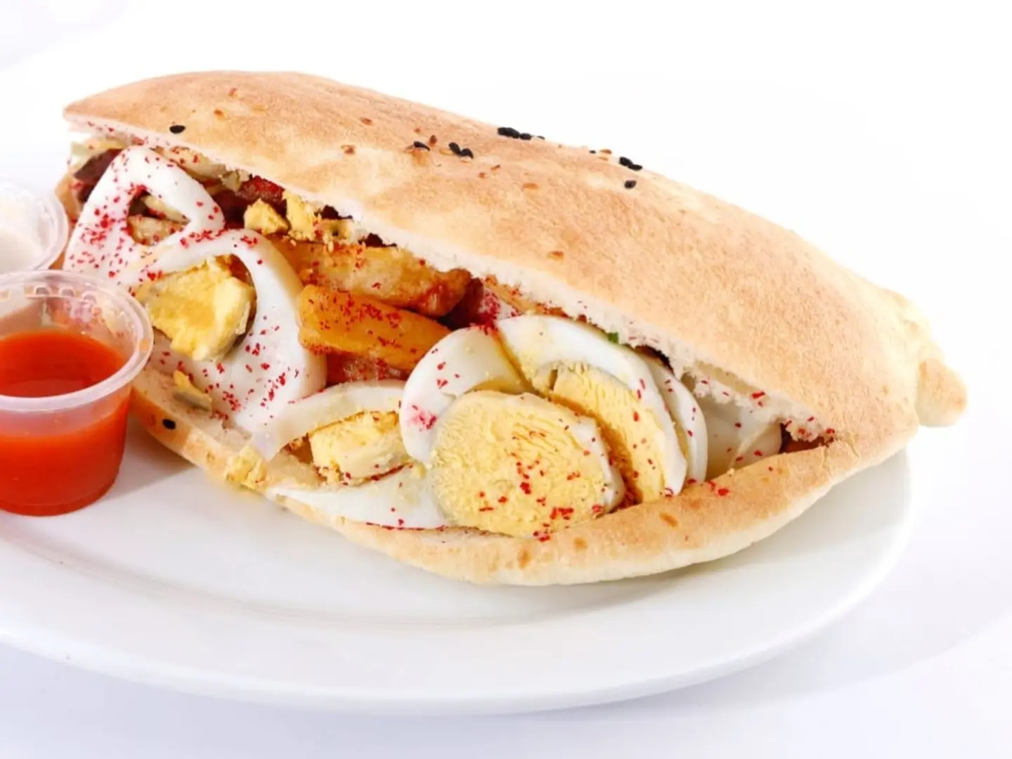 سندوتش فلافل صامولي عراقي