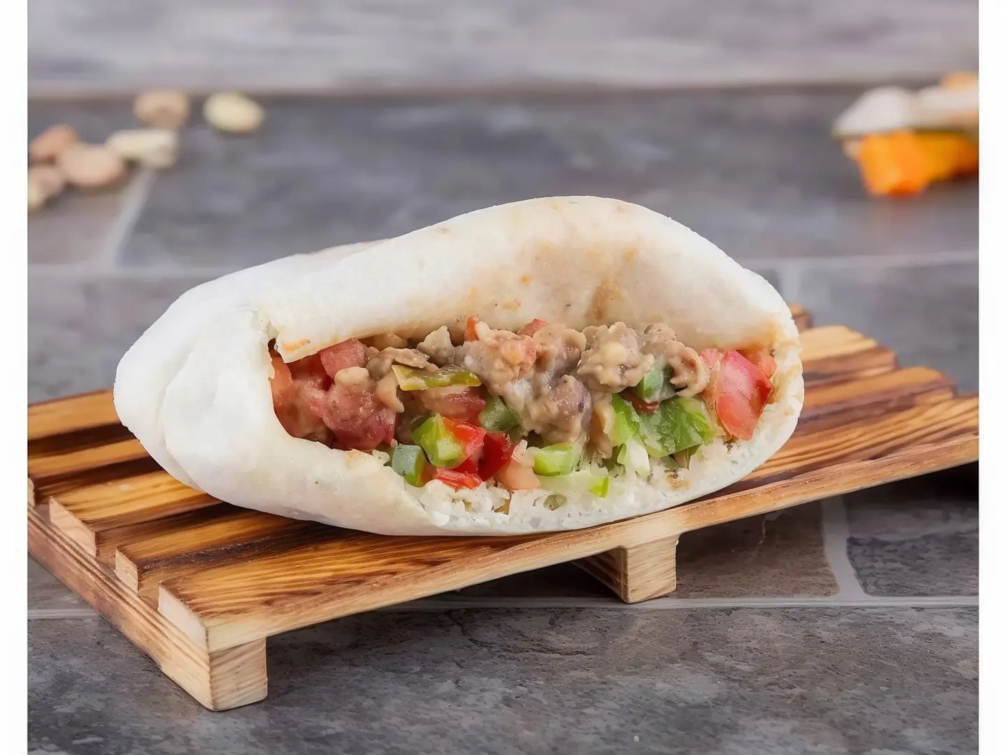Foul Mix On Falafel