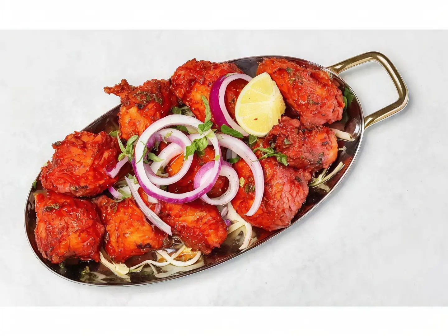 سمك بالريحان الحار