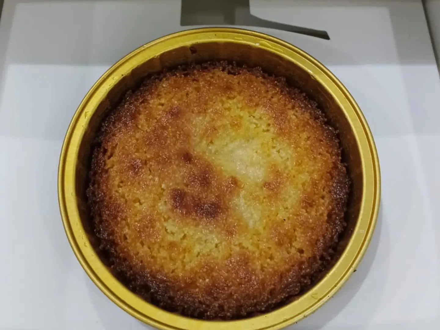 Basbousa With Cream Cup
