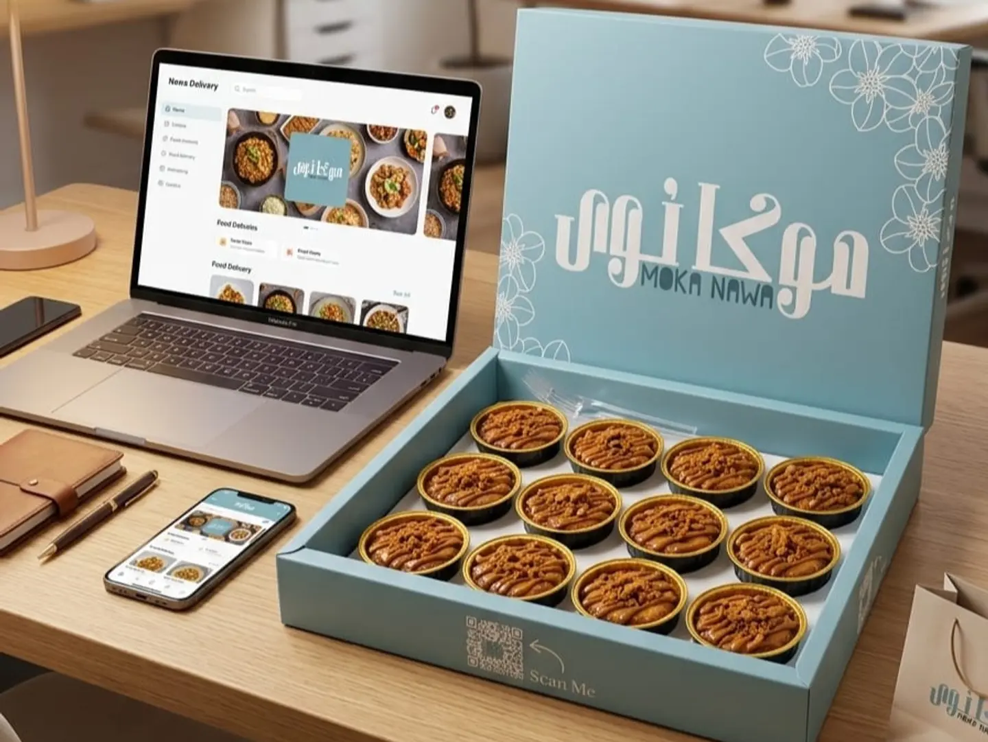 ميني ١٢ حبة بسبوسة لوتس
