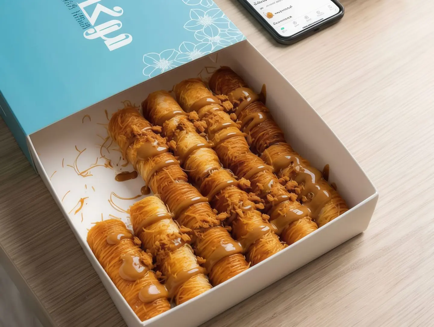 Lotus Mini Kunafa Fingers