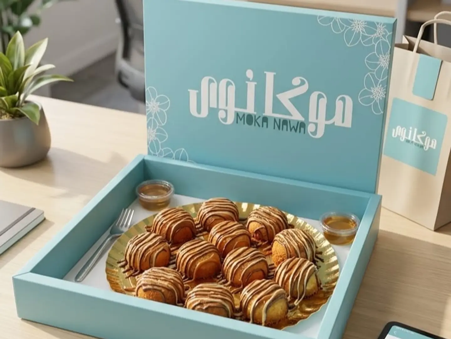 ميني كنافة اكسترا صوص ١٢ مكس حبة