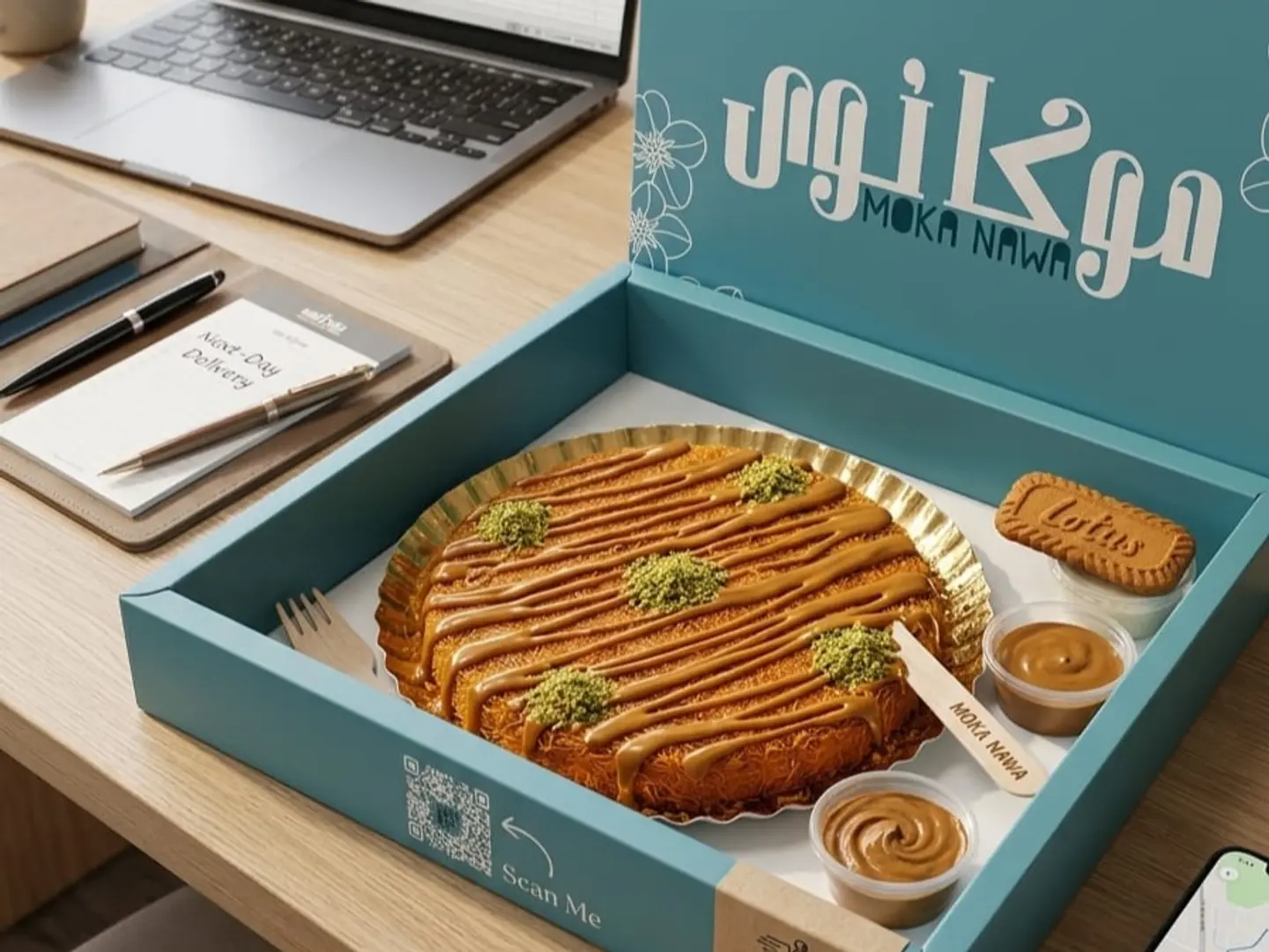 Kunafa Lotus Filling Lotus Sauce Medium
