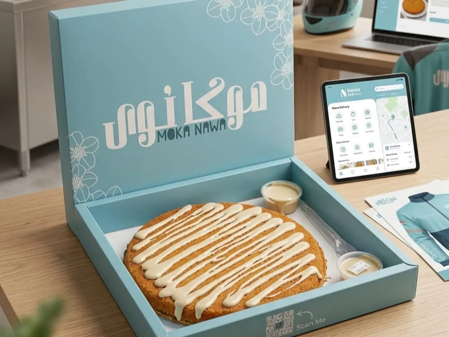 كنافة قشطة حليب محموس صوص كندر كبير