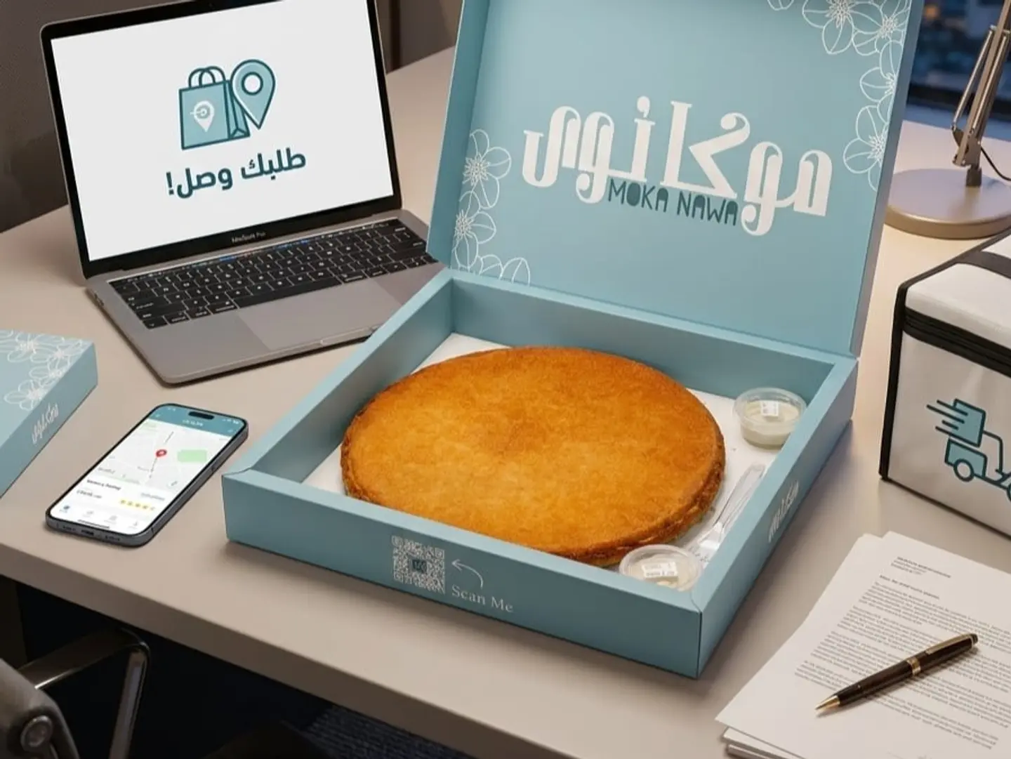 كنافة حشوة لوتس كبير