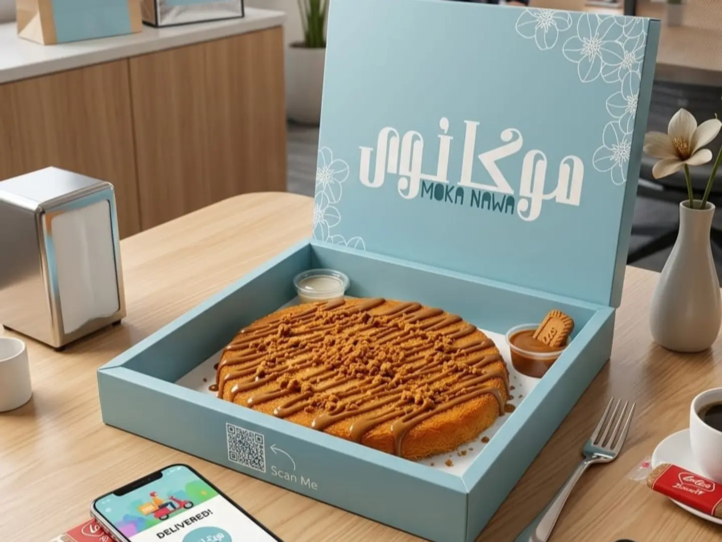 كنافة حشوة لوتس صوص لوتس كبير