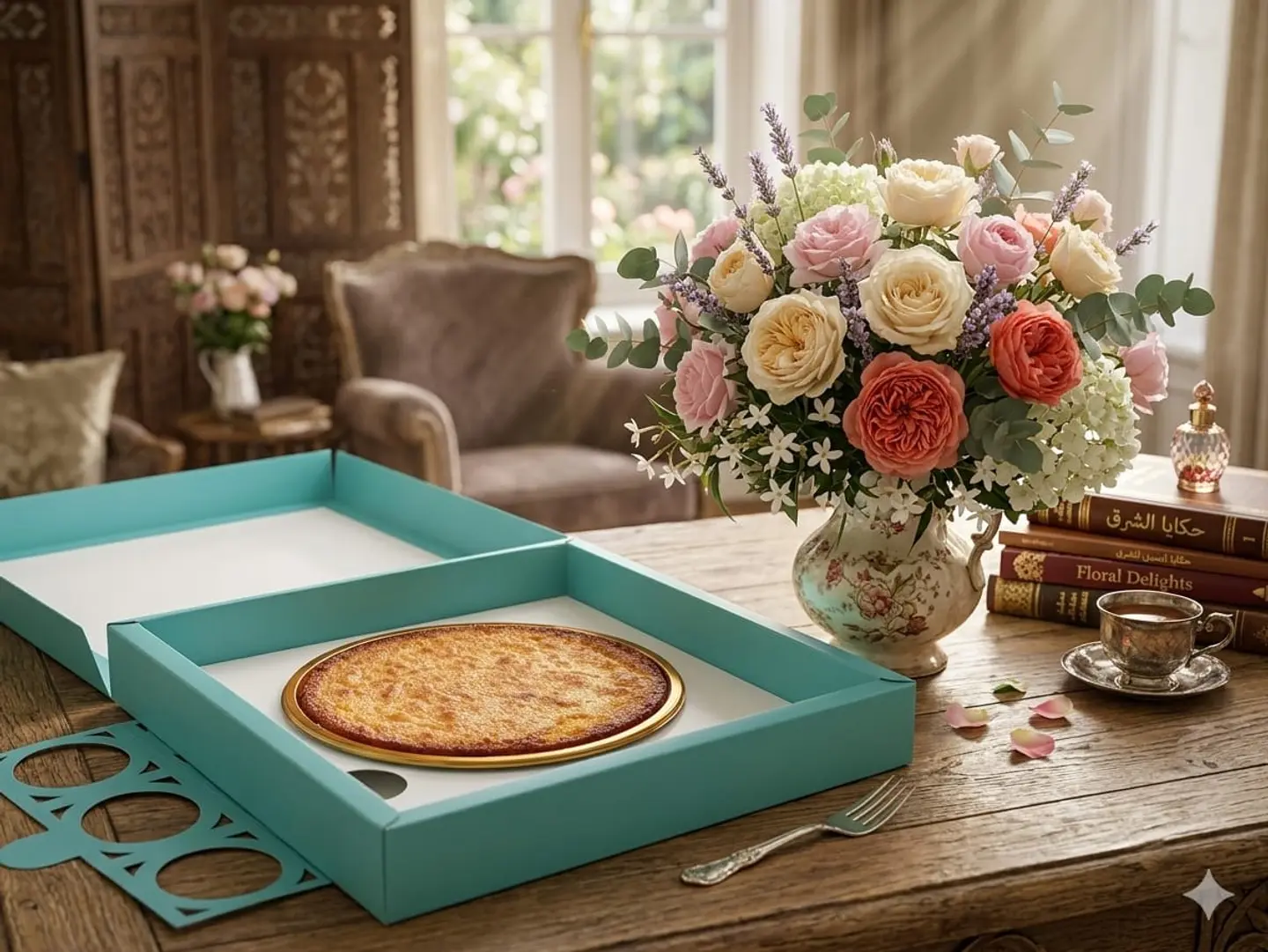 Cream Basbousa