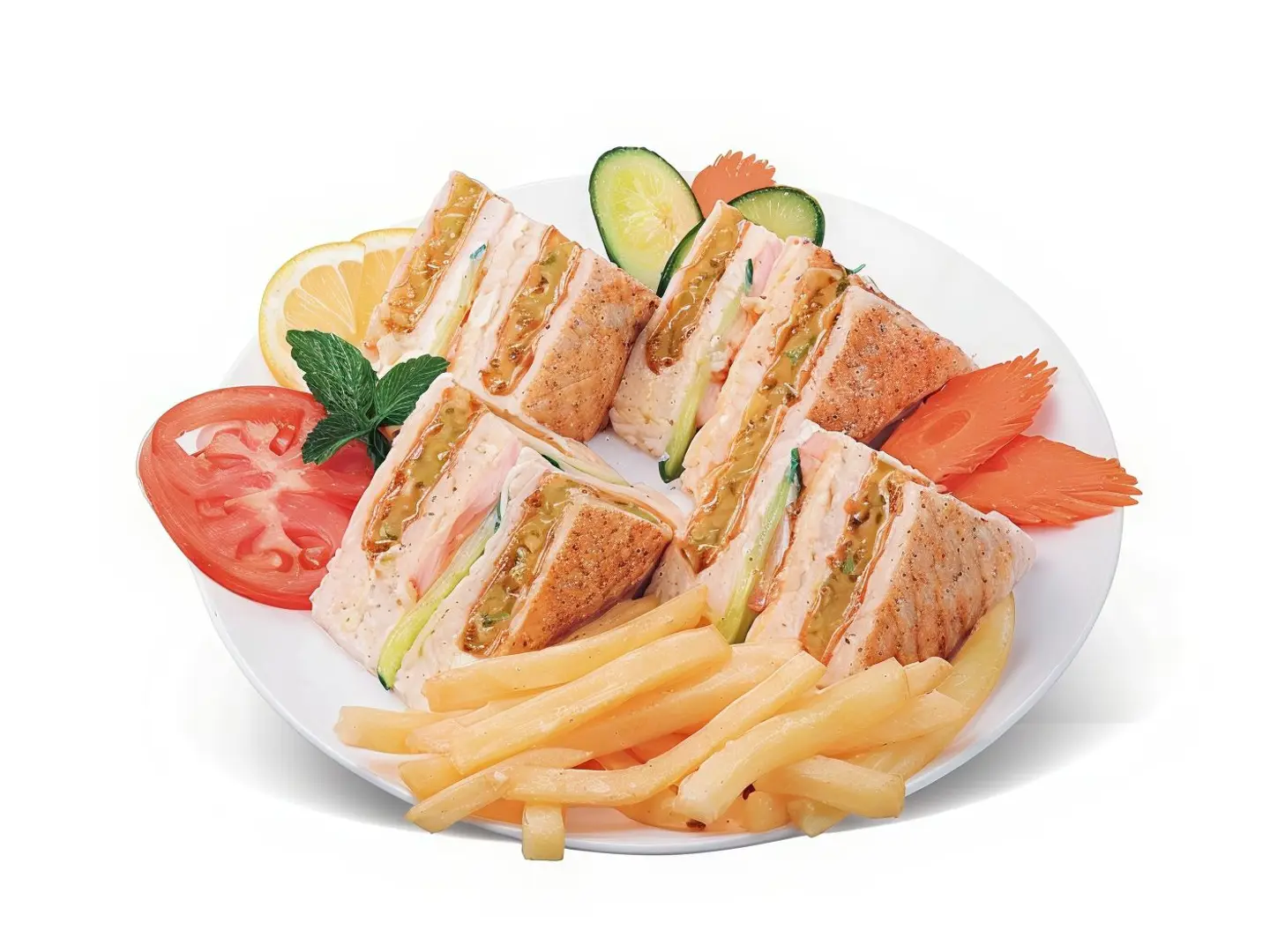 Mixed Club Chicken And Fish