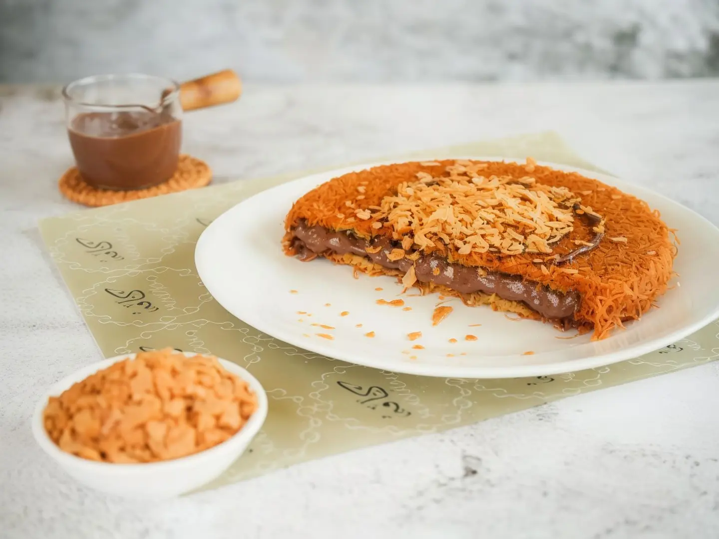 Rough Kunafah With Nutella Medium