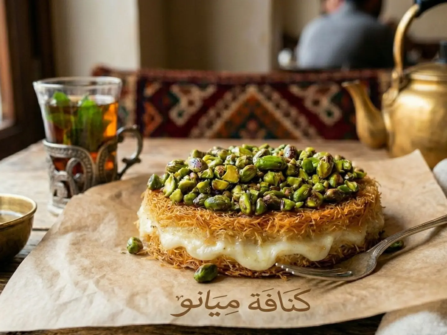 Mofastaqa Kunafa With Cream   Medium