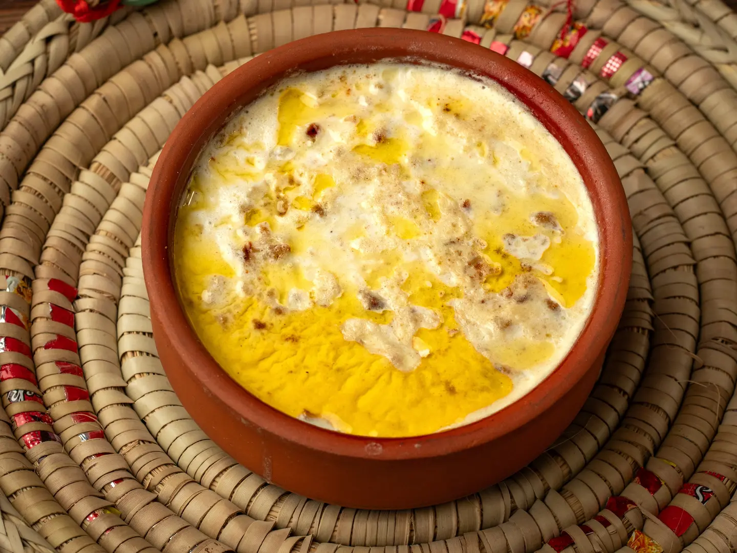 دخن بالحليب