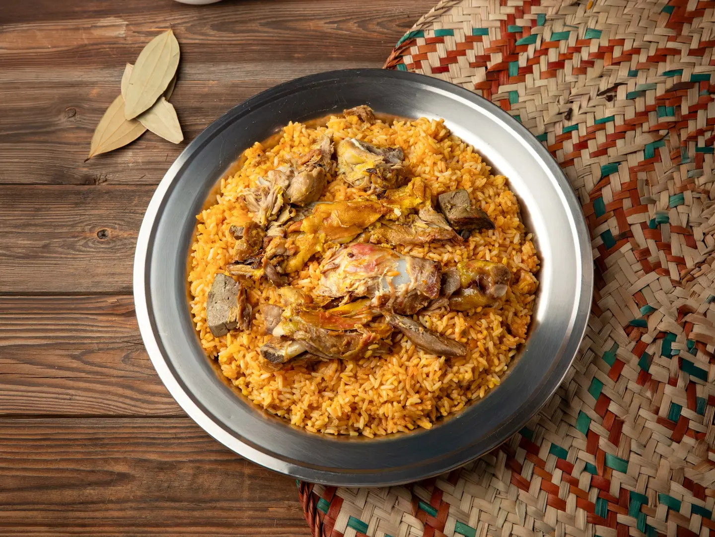 نفر لحم مندي مع رز ابو بنت