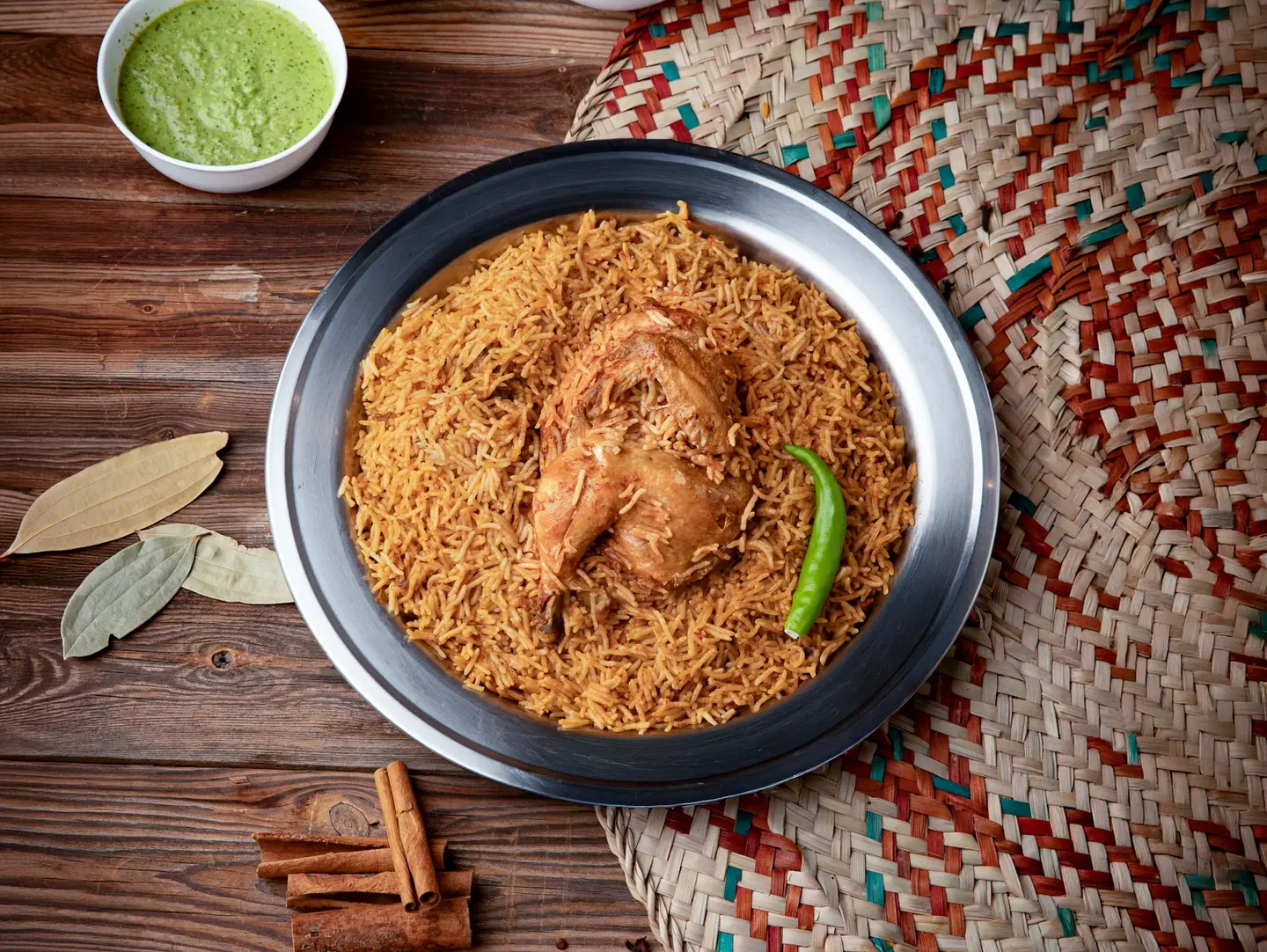 Chicken Madghout With Rice - Half Chicken With Rice