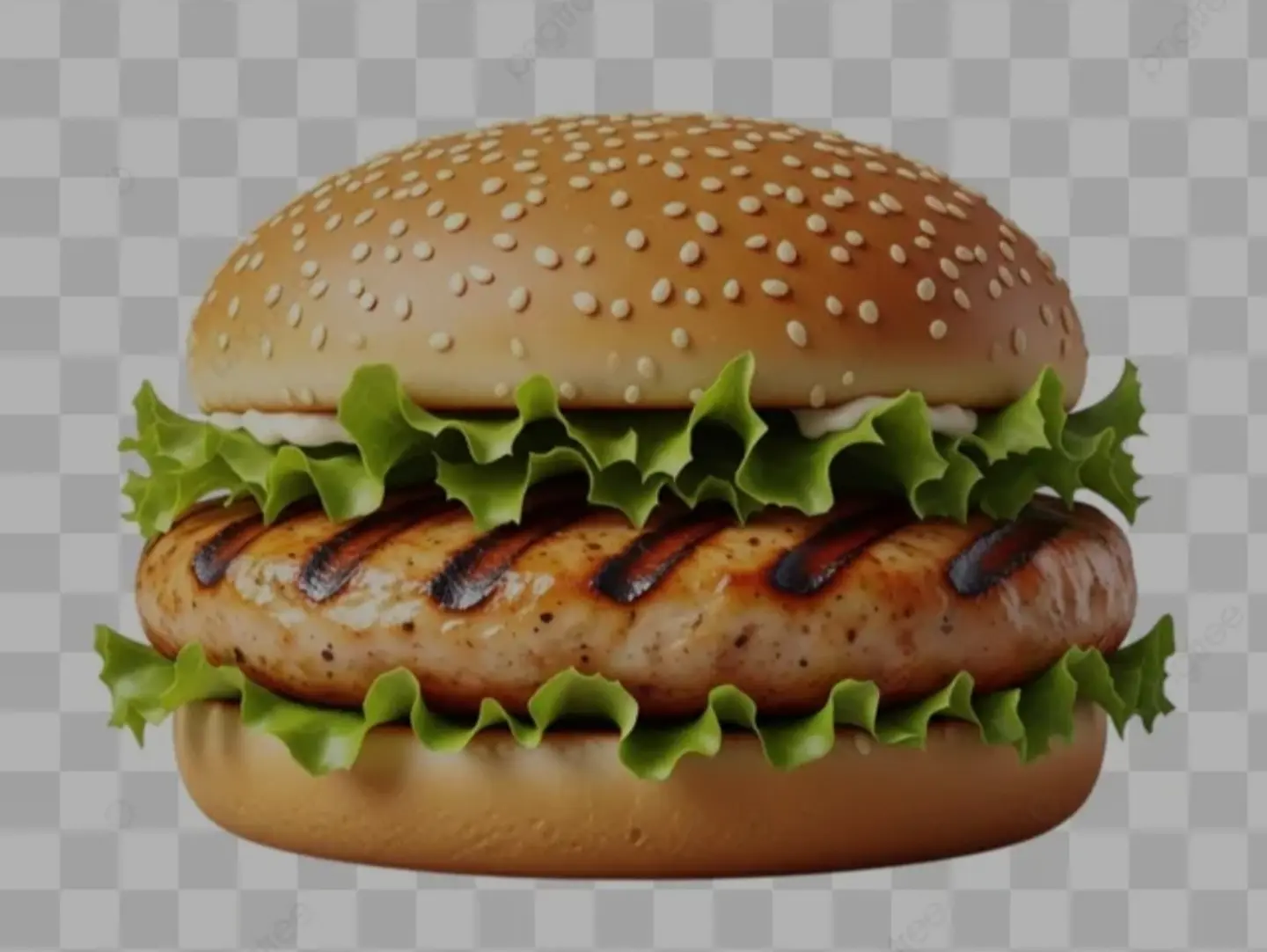 برجر دجاج مشوي