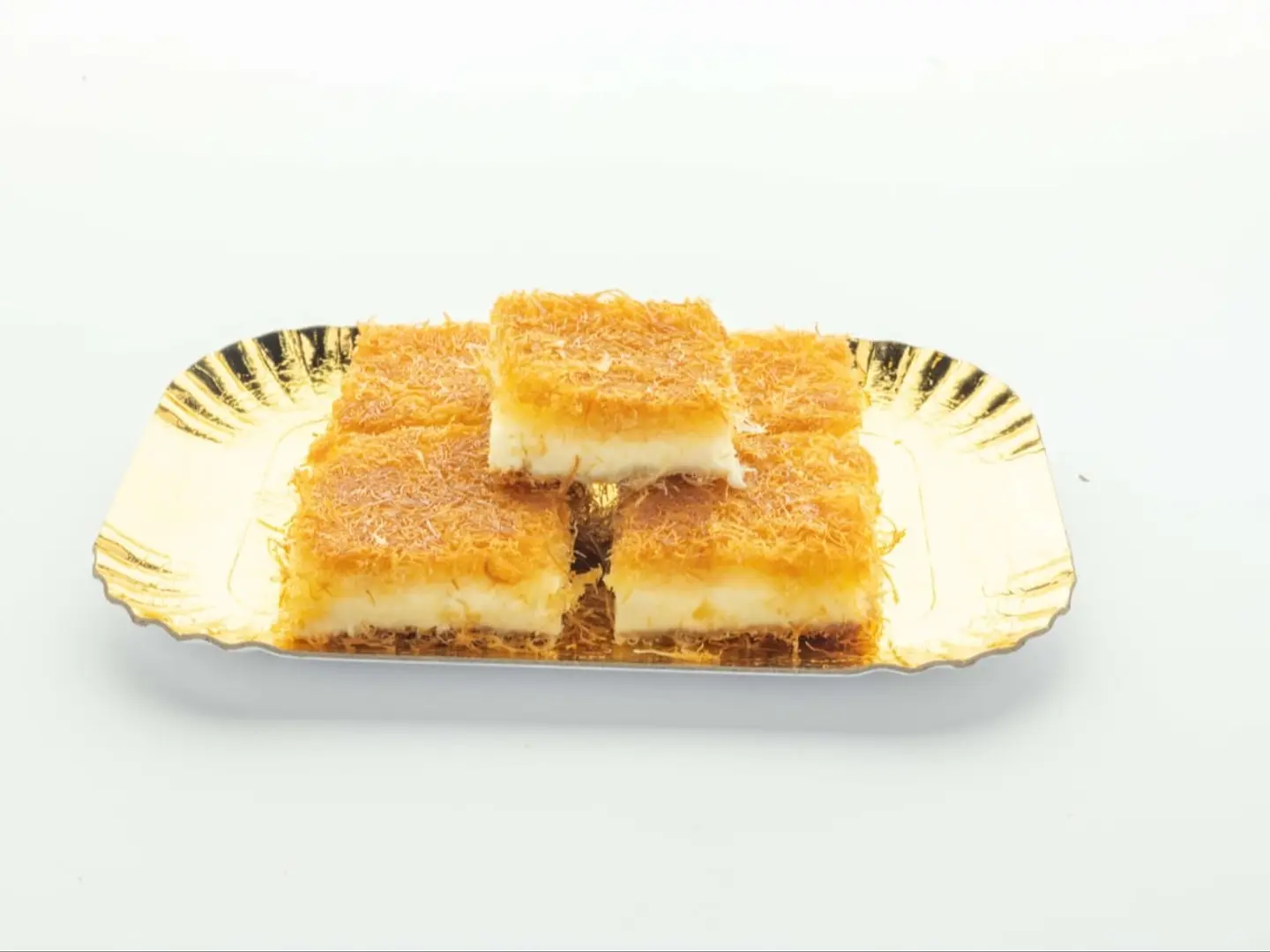 Rough Kunafa With Cream