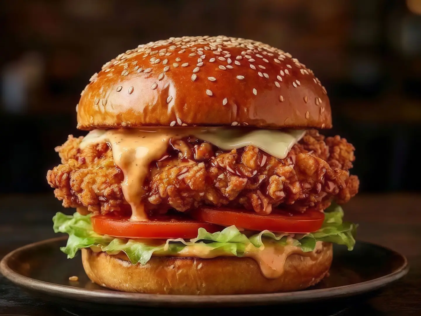 Crispy Chicken Burger - Sandwich