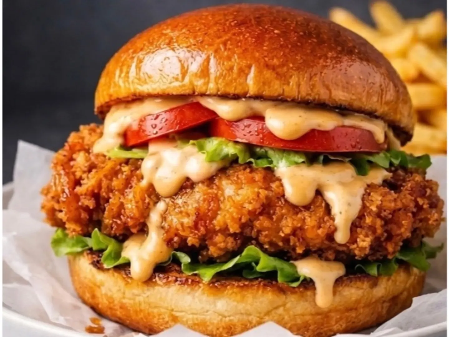 Crispy Chicken Burger - Meal