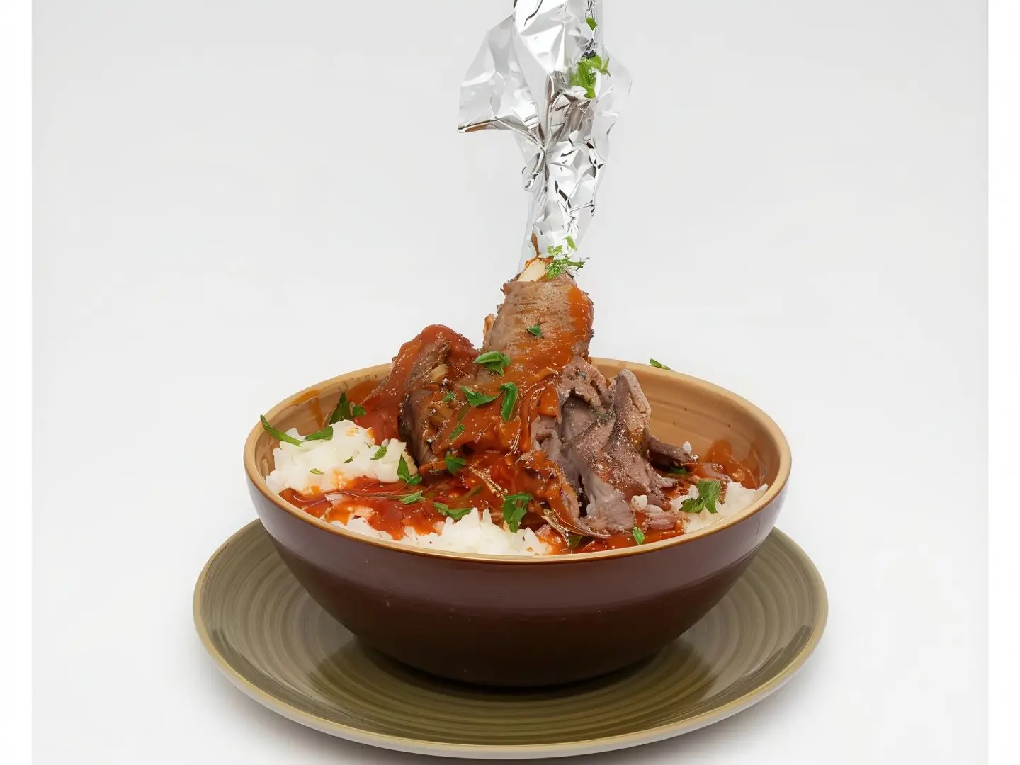 وجبة موزة بالفتة