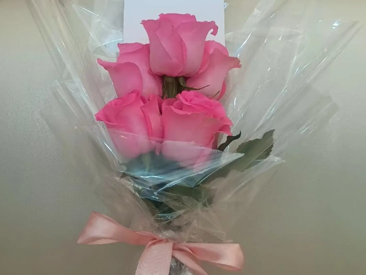 Clear Packaging Bouquet