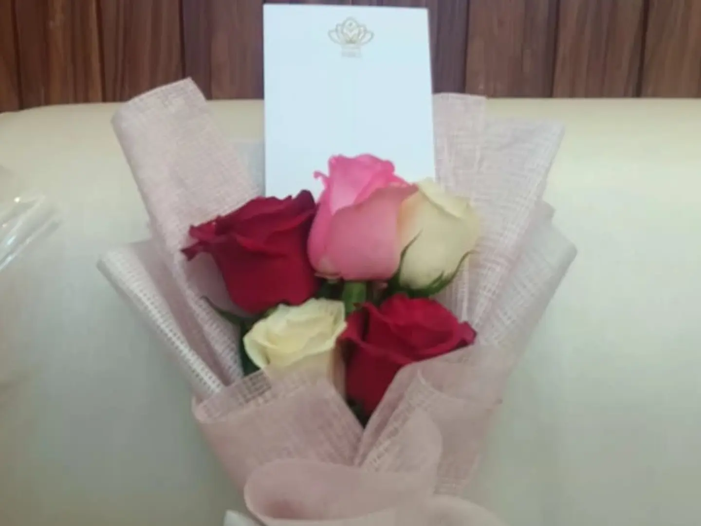 Fabric Wrapping Bouquet